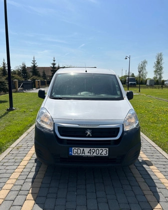 Peugeot Partner cena 27500 przebieg: 165026, rok produkcji 2016 z Gdańsk małe 191